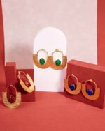 Boucles d'oreilles Ayélé - Rouge – Image 4